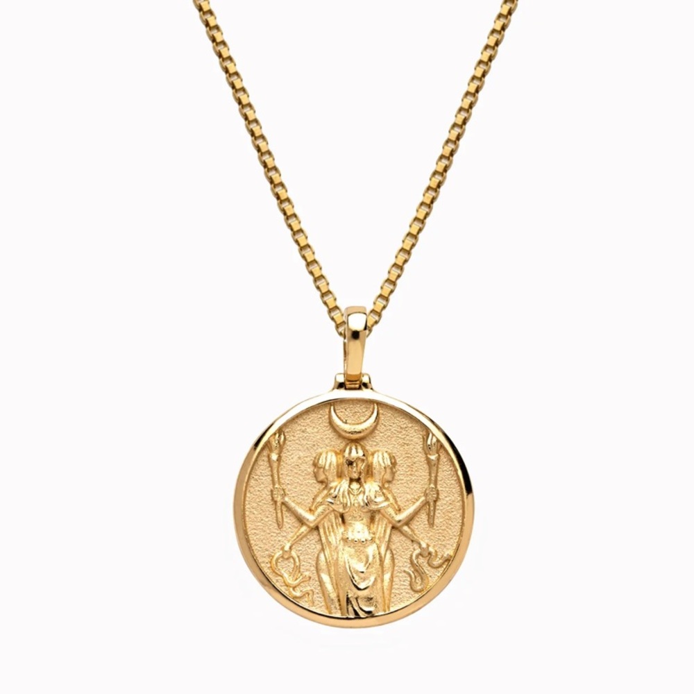 Hecate Pendant Necklace - Gold Vermeil